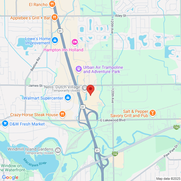 map of the area